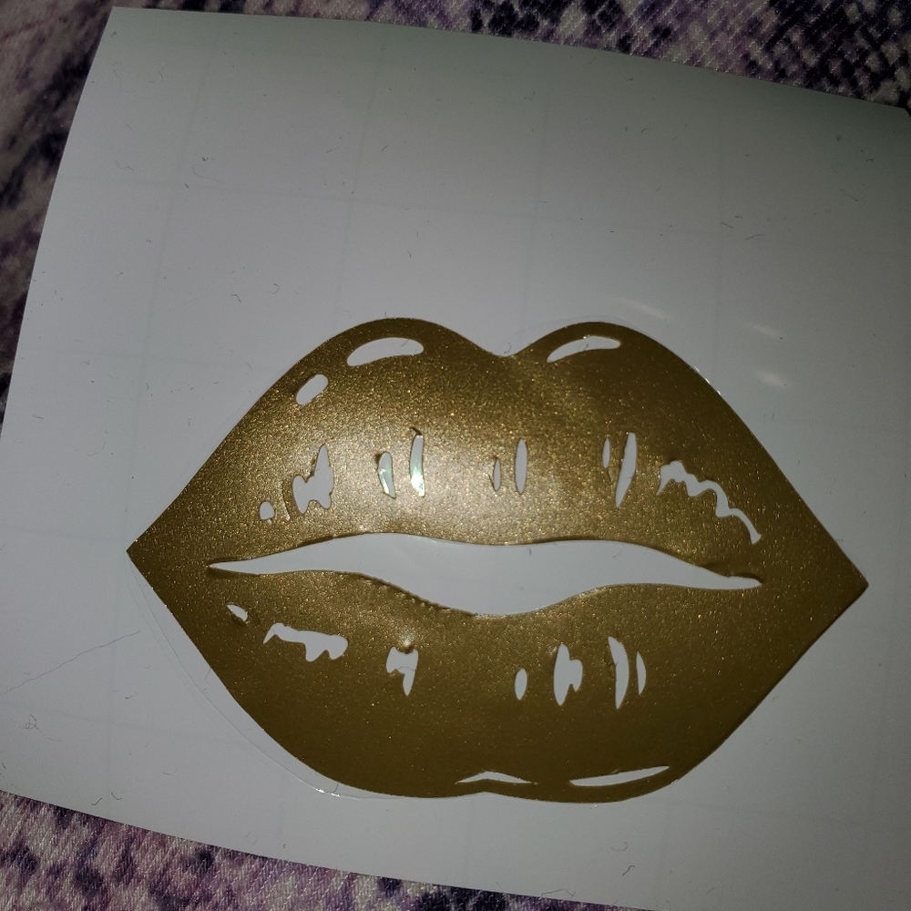 Lip decal